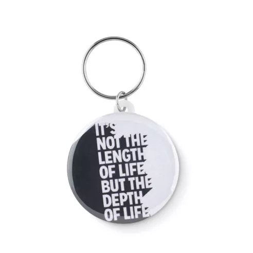 Small pin button key ring PIN KEY