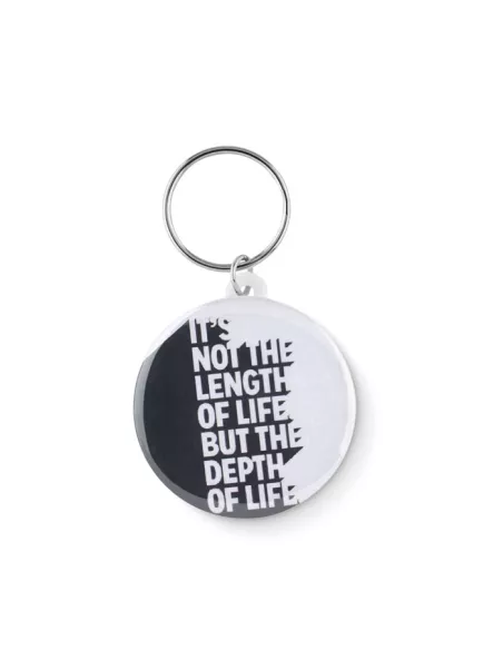 Small pin button key ring PIN KEY