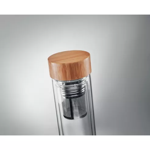 Double wall glass bottle 420ml BATUMI GLASS