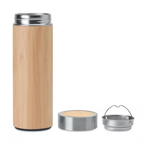 Double wall bamboo flask 400ml BATUMI