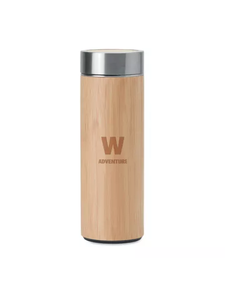 Double wall bamboo flask 400ml BATUMI