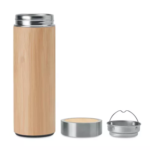 Double wall bamboo flask 400ml BATUMI