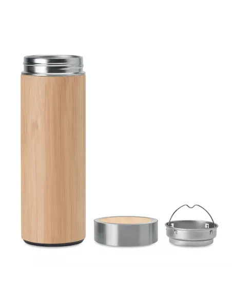 Double wall bamboo flask 400ml BATUMI