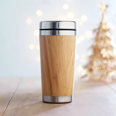 Double wall bamboo flask 400ml RODEODRIVE+