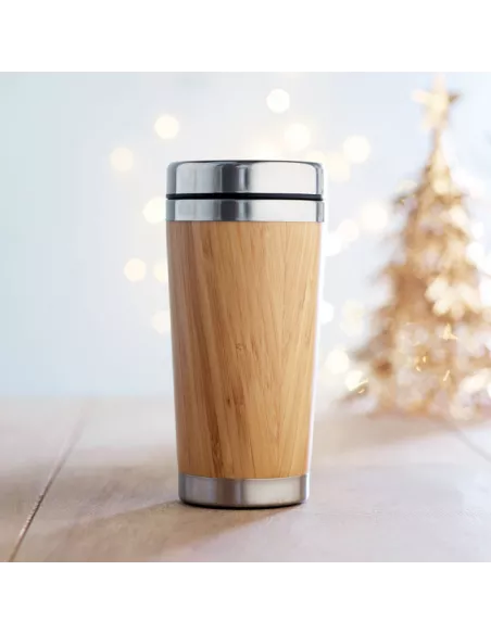 Double wall bamboo flask 400ml RODEODRIVE+