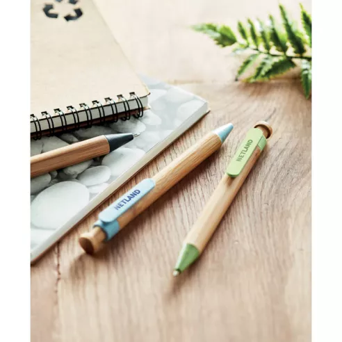 Bamboo/Wheat-Straw ABS ball pen TOYAMA