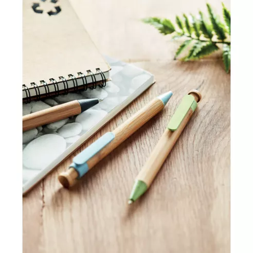 Bamboo/Wheat-Straw ABS ball pen TOYAMA