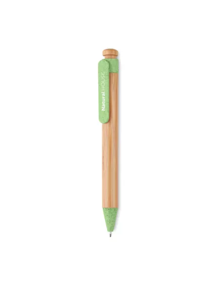 Bamboo/Wheat-Straw ABS ball pen TOYAMA
