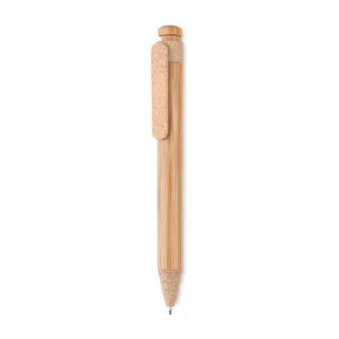 Bamboo/Wheat-Straw ABS ball pen TOYAMA