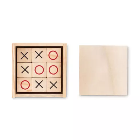 Wooden tic tac toe TIC TAC TOE