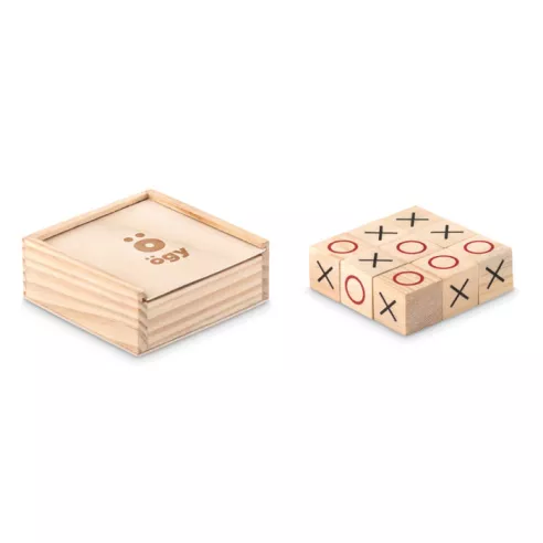 Wooden tic tac toe TIC TAC TOE