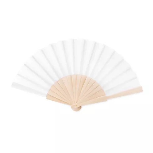 Abanico de madera personalizado Fanny Wood para eventos
