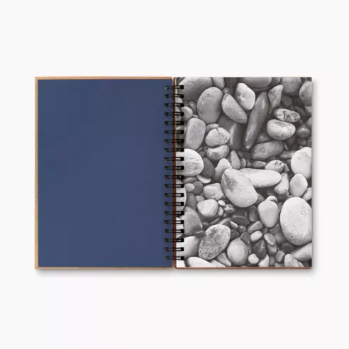 Mineral paper notebook 70 line PIEDRA