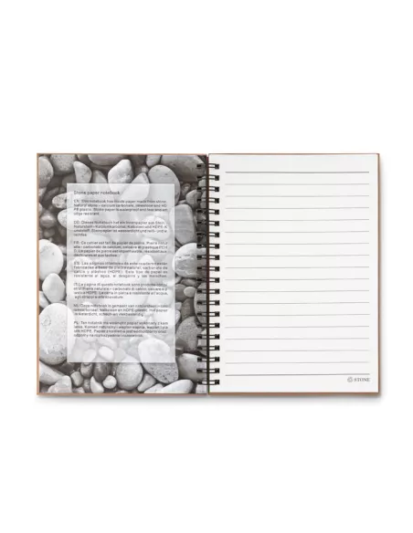 Cuaderno de papel mineral PIEDRA