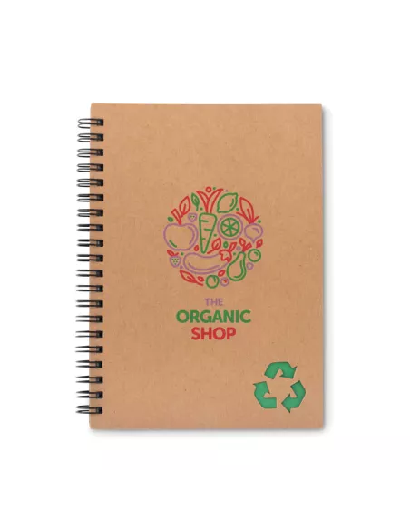 Mineral paper notebook 70 line PIEDRA