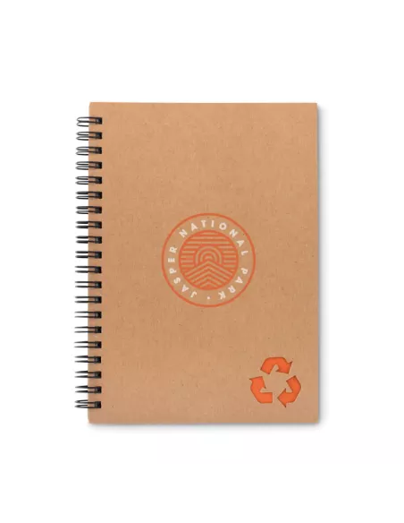Mineral paper notebook 70 line PIEDRA