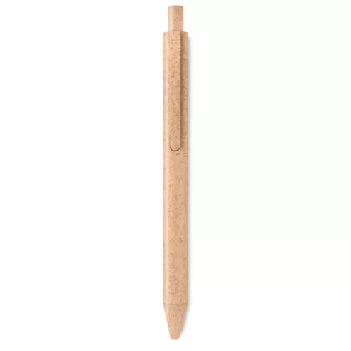 Wheat Straw/ABS push type pen PECAS