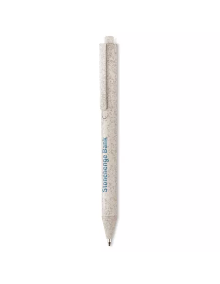 Wheat Straw/ABS push type pen PECAS