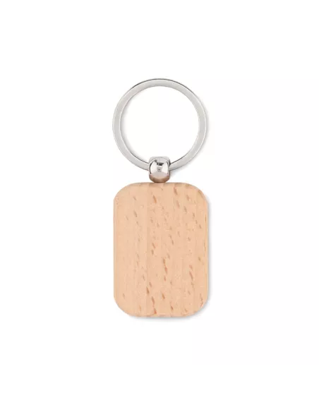 Llavero rectangular POTY WOOD