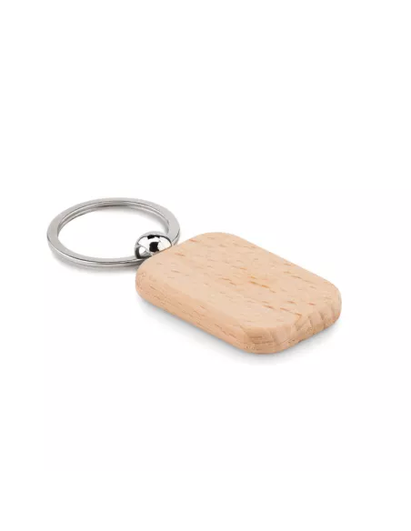Llavero rectangular POTY WOOD