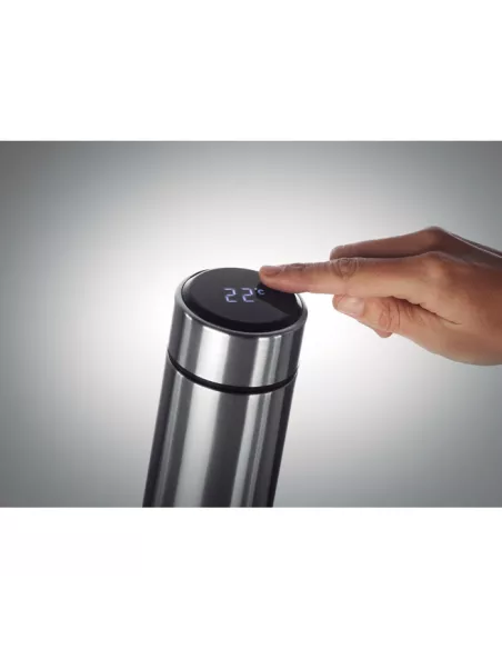 Bottle with touch thermometer POLE