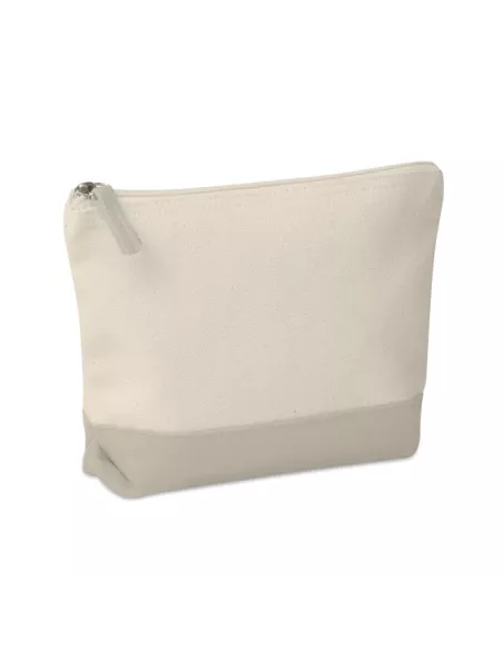Bicolour cotton cosmetic bag KLEUREN