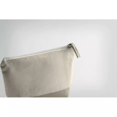 Bicolour cotton cosmetic bag KLEUREN