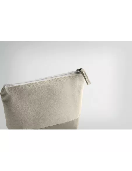 Bicolour cotton cosmetic bag KLEUREN
