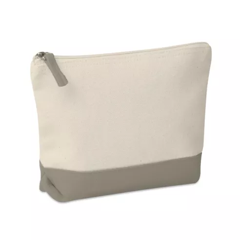 Bicolour cotton cosmetic bag KLEUREN