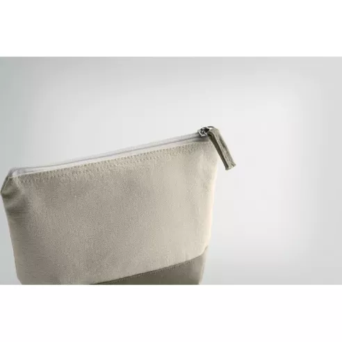 Bicolour cotton cosmetic bag KLEUREN
