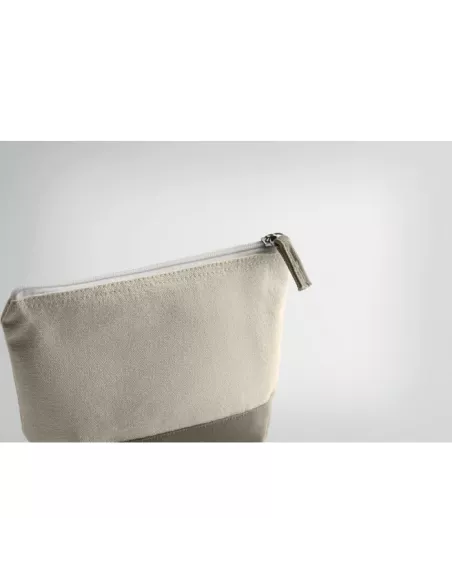 Bicolour cotton cosmetic bag KLEUREN