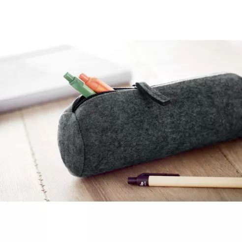Felt zippered pencil case PENLO
