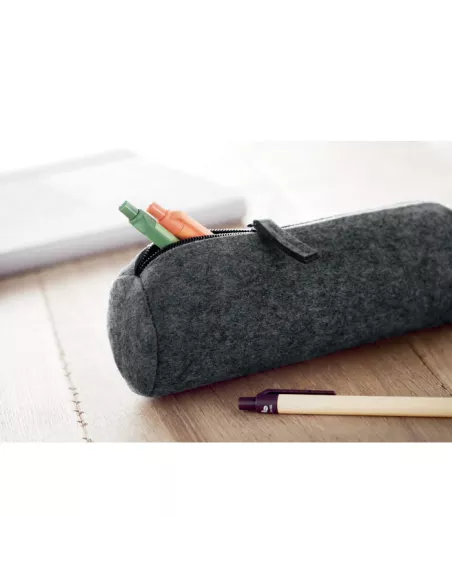 Felt zippered pencil case PENLO