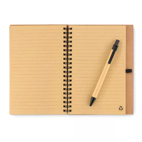 Libreta con bolígrafo tapa corc SONORA PLUSCORK