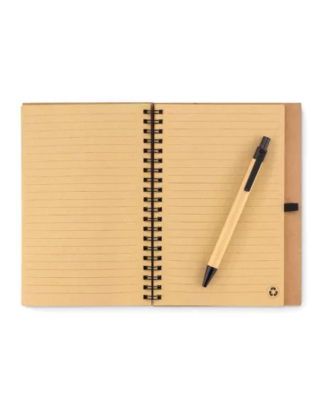 Libreta con bolígrafo tapa corc SONORA PLUSCORK