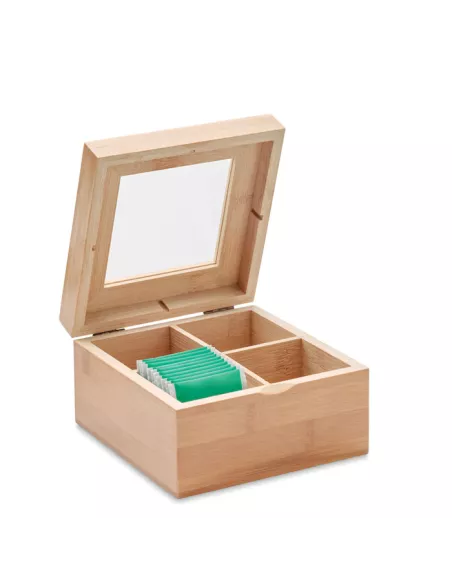 Caja de té de bambú CAMPO TEA