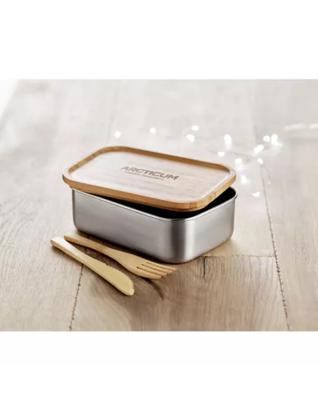 Fiambrera de acero inox.600 ml SAVANNA