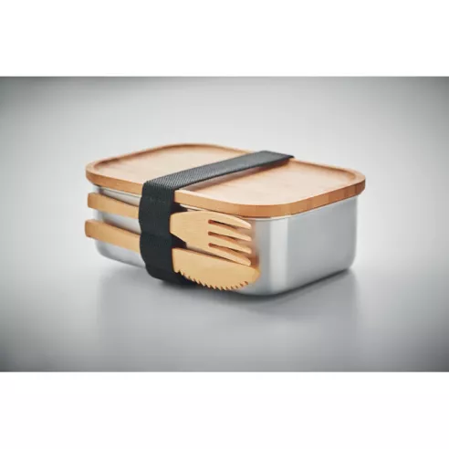 Fiambrera de acero inox.600 ml SAVANNA