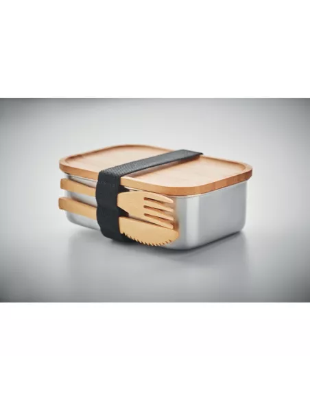 Fiambrera de acero inox.600 ml SAVANNA