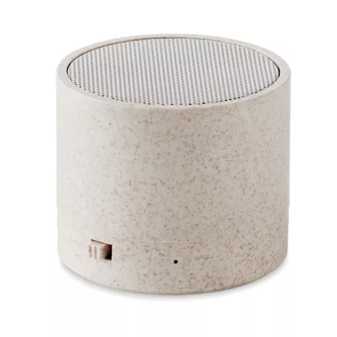 Altavoz inalámbrico paja trigo ROUND BASS+