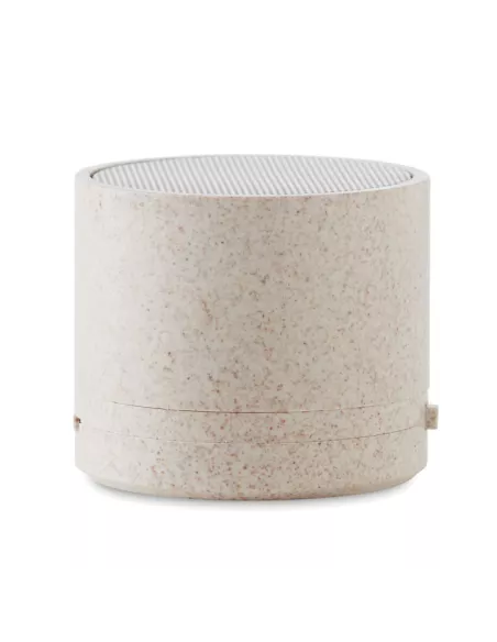 Altavoz inalámbrico paja trigo ROUND BASS+