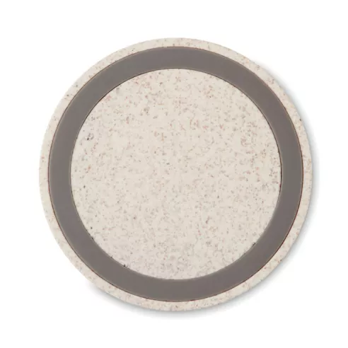 Cargador inalámbrico paja trigo PLATO+