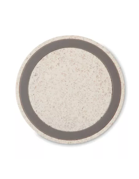Cargador inalámbrico paja trigo PLATO+