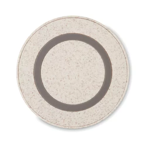 Cargador inalámbrico paja trigo PLATO+
