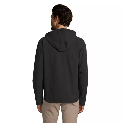 REPLAY MEN HOODED SOFTSHELL REPLAY MEN