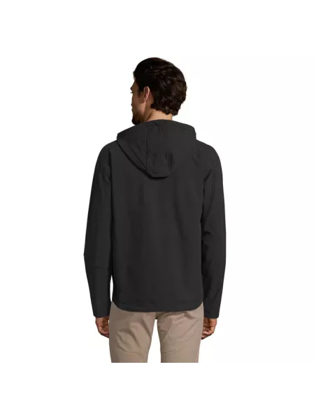 REPLAY MEN HOODED SOFTSHELL REPLAY MEN