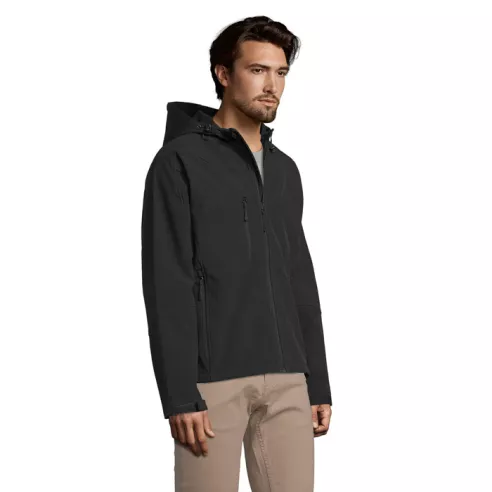 REPLAY MEN HOODED SOFTSHELL REPLAY MEN