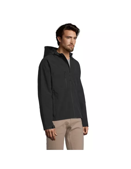 REPLAY MEN HOODED SOFTSHELL REPLAY MEN