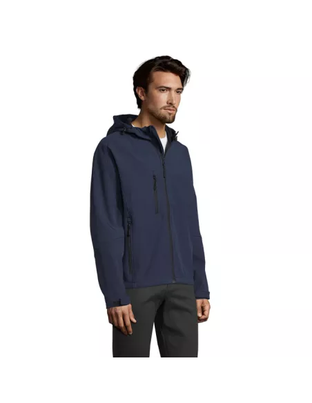 REPLAY MEN HOODED SOFTSHELL REPLAY MEN