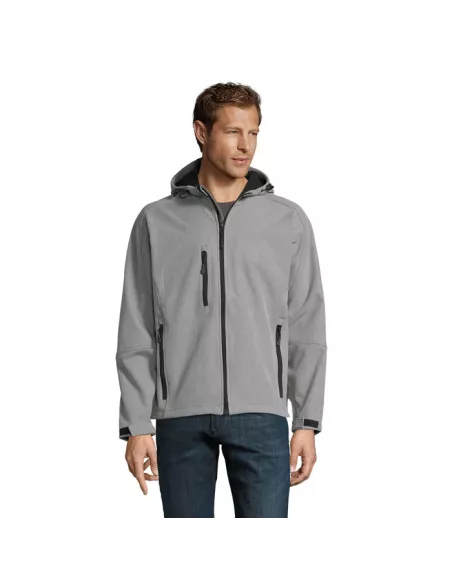 REPLAY MEN HOODED SOFTSHELL REPLAY MEN